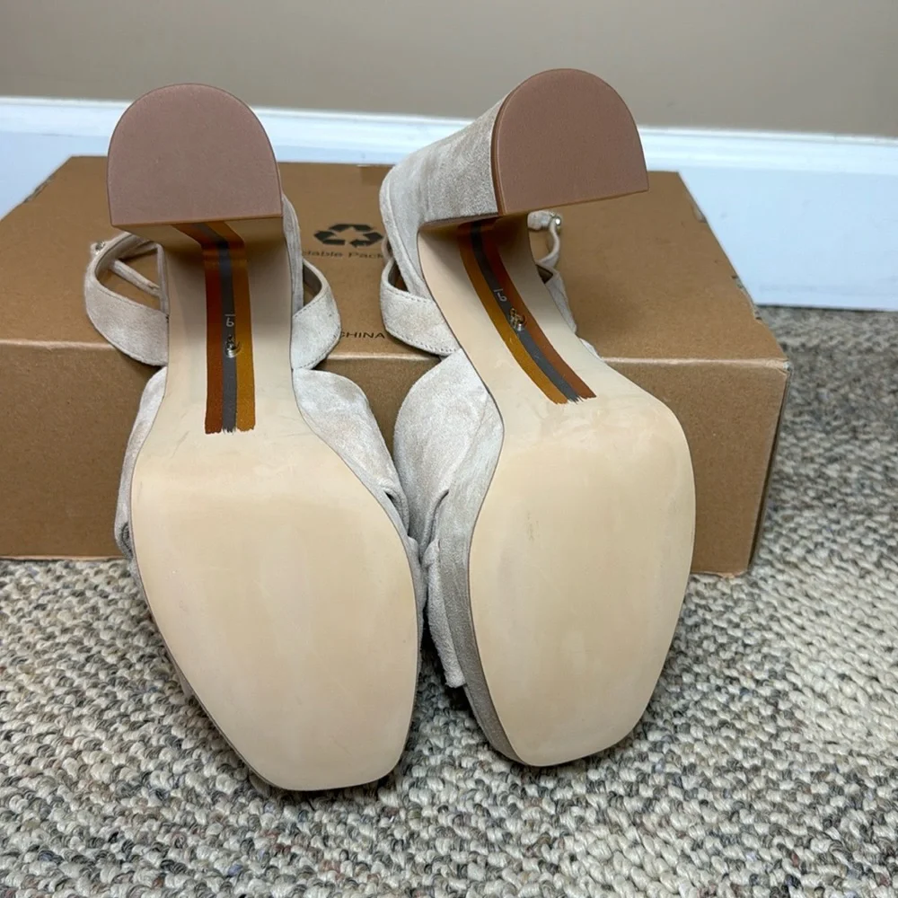 Sam Edelman Women's Kristen Platform Sandal, Cappuccino, Size 9